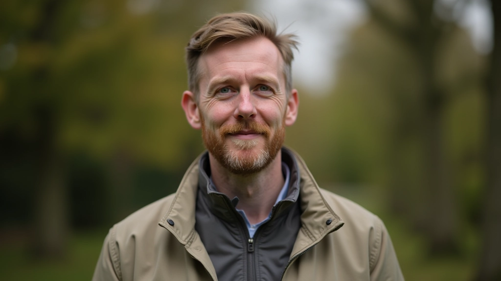 Person looking thoughtful while standing outdoors in natural setting, contemplative moment, daylight
